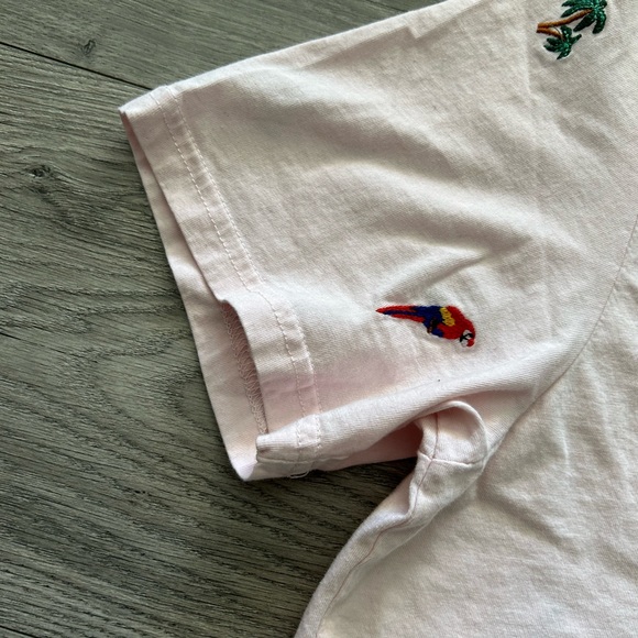 Zara Mens Tropical Pink Shirt Size M - Picture 9 of 9